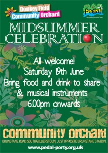 Poster for Orchard Midsummer Celebration