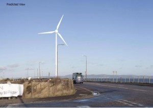 What the proposed wind turbine might look like